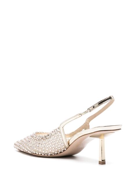 Decollete chanel gilda con cristalli 60mm in bianco Le silla - donna LE SILLA | 2299U060G3PP907
